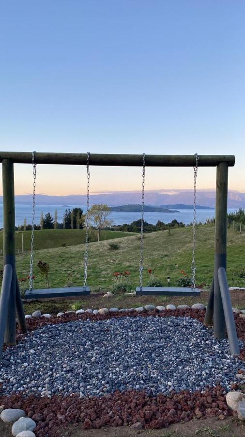 Cabanas Las Terrazas De Iculpe Lago Ranco Luaran gambar